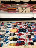 Vintage Moroccan BOUCHEROUITE rug BE313 - 235 x 136 cm / 7'7" x 4'5"