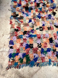 Vintage Moroccan BOUCHEROUITE rug BE454- 140x107 cm 4.5x3.5 FT