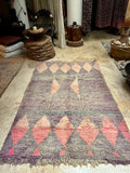 Vintage Moroccan BOUJAD rug BOU107 - 248x143 cm 8.1x4.6 ft