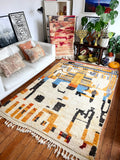 Vintage Moroccan BOUJAD rug BOU108 - 265x170 cm 8.5x5.5 ft