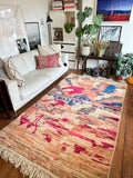 Vintage Moroccan BOUJAD rug BOU110 - 258x152 cm 8.4x4.9 ft