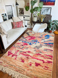 Vintage Moroccan BOUJAD rug BOU110 - 258x152 cm 8.4x4.9 ft