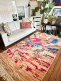 Vintage Moroccan BOUJAD rug BOU110 - 258x152 cm 8.4x4.9 ft