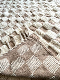 Moroccan BENI OUARAIN rug BO190 - 297 x 200 cm/ 9.7 x 6.5 FT