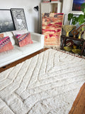 Moroccan BENI OUARAIN rug BO204 - 250 x 165 cm/ 8.2 x 5.4 FT