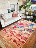 Vintage Moroccan BOUJAD rug BOU110 - 258x152 cm 8.4x4.9 ft