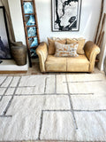Moroccan BENI OUARAIN rug BO199 - 263 x 153 cm/ 8.6 x 5 FT