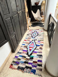 Vintage Moroccan BOUCHEROUITE rug BE456- 246x85 cm 8x2.8 FT