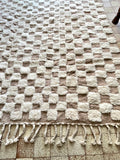 Moroccan BENI OUARAIN rug BO190 - 297 x 200 cm/ 9.7 x 6.5 FT