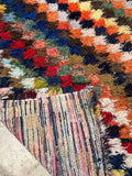 Vintage Moroccan BOUCHEROUITE rug BE450- 250x110 cm 8.2x3.6 FT