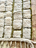 Moroccan BENI OUARAIN rug BO203 - 255 x 154 cm/ 8.3 x 5 FT