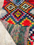 Vintage Moroccan BOUCHEROUITE rug BE462- 290x95 cm 9.5x2.8 FT