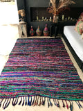 Vintage Moroccan BOUCHEROUITE rug BE447- 264 x 164 cm /8.6 x 5.4 FT