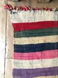 Vintage Moroccan berber KILIM blanket K19 - 370 x 160 cm /12 x 5.2 FT