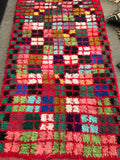 Vintage Moroccan BOUCHEROUITE rug BE429- 250 x 110 cm /8.2 x 3.6 FT