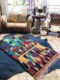 Vintage Moroccan AZILAL rug AZ207 -189 x 106 cm / 6'2" x 3'5"