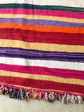 Vintage Moroccan berber KILIM blanket K19 - 370 x 160 cm /12 x 5.2 FT