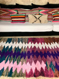 Vintage Moroccan BOUCHEROUITE rug BE448- 240 x 140 cm /7.9 x 4.6 FT