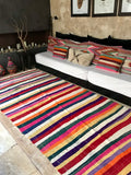 Vintage Moroccan berber KILIM blanket K19 - 370 x 160 cm /12 x 5.2 FT