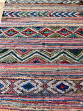 Vintage Moroccan berber KILIM rug K17 - 254 x 103 cm /8.3 x 3.4 FT