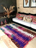 Vintage Moroccan BOUCHEROUITE rug BE448- 240 x 140 cm /7.9 x 4.6 FT