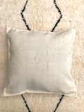 Cactus silk cushion Beige/grey