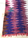 Vintage Moroccan BOUCHEROUITE rug BE448- 240 x 140 cm /7.9 x 4.6 FT