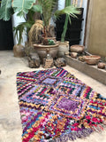 Vintage Moroccan BOUCHEROUITE rug BE440- 180 x 106 cm /5.9 x 3.5 FT