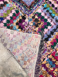 Vintage Moroccan BOUCHEROUITE rug BE440- 180 x 106 cm /5.9 x 3.5 FT