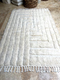 Moroccan BENI OUARAIN rug BO134 - 252 x 168 cm/ 8.2 x 5.5 FT