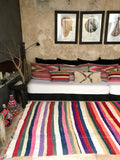 Vintage Moroccan berber KILIM blanket K19 - 370 x 160 cm /12 x 5.2 FT