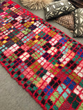Vintage Moroccan BOUCHEROUITE rug BE429- 250 x 110 cm /8.2 x 3.6 FT