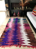 Vintage Moroccan BOUCHEROUITE rug BE448- 240 x 140 cm /7.9 x 4.6 FT