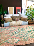 Vintage Moroccan BENI M'GUILD rug BM109 - 290 x 167 cm / 9.5 x 5.4 FT