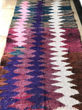 Vintage Moroccan BOUCHEROUITE rug BE448- 240 x 140 cm /7.9 x 4.6 FT
