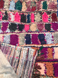 Vintage Moroccan BOUCHEROUITE rug BE442- 192 x 90 cm /6.3 x 2.9 FT