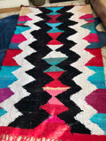 Vintage Moroccan BOUCHEROUITE rug BE430- 235 x 138 cm /7.7 x 4.5 FT
