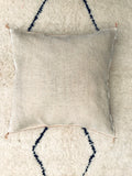 Cactus silk cushion Beige/grey