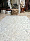 Moroccan BENI OUARAIN rug BO137 - 240 x 162 cm/ 7.8 x 5.3 FT