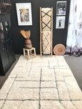 Moroccan BENI OUARAIN rug BO161 - 248 x 167 cm/ 8.1 x 5.6 FT