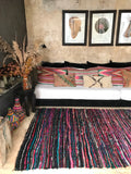Vintage Moroccan BOUCHEROUITE rug BE447- 264 x 164 cm /8.6 x 5.4 FT