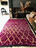 Vintage Moroccan BENI M'GUILD rug BM100 307 x 177 cm / 10 x 5.8 FT