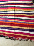 Vintage Moroccan berber KILIM blanket K19 - 370 x 160 cm /12 x 5.2 FT