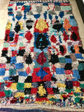Vintage Moroccan BOUCHEROUITE rug BE313 - 235 x 136 cm / 7'7" x 4'5"