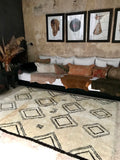 Vintage Moroccan BENI OUARAIN rug BO131 -275 x 200 cm/9' x 6'6"