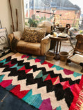 Vintage Moroccan BOUCHEROUITE rug BE430- 235 x 138 cm /7.7 x 4.5 FT