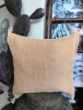 Cactus silk cushion Faded caramel