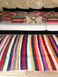 Vintage Moroccan berber KILIM blanket K19 - 370 x 160 cm /12 x 5.2 FT