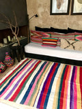 Vintage Moroccan berber KILIM blanket K19 - 370 x 160 cm /12 x 5.2 FT