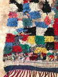Vintage Moroccan BOUCHEROUITE rug BE313 - 235 x 136 cm / 7'7" x 4'5"